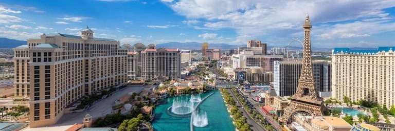 Sunny Vegas Strip Header