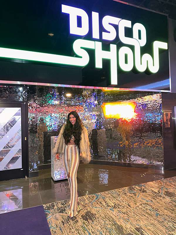 Bri At Disco Show