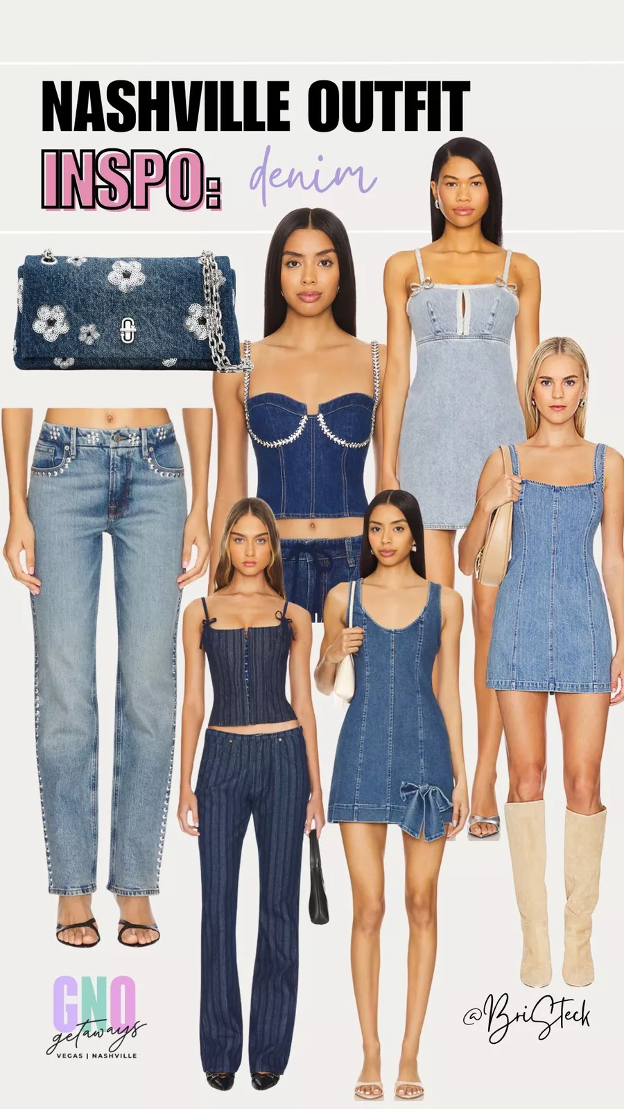 What to Wear in Nashville 4 Nashville Outfit Inspo Denim
